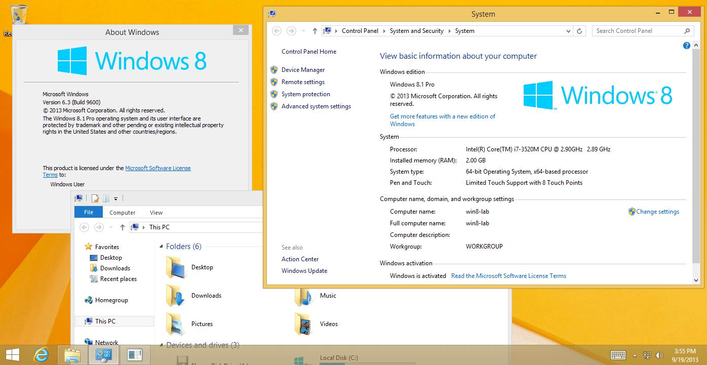 Upgrade to Windows 8.1 