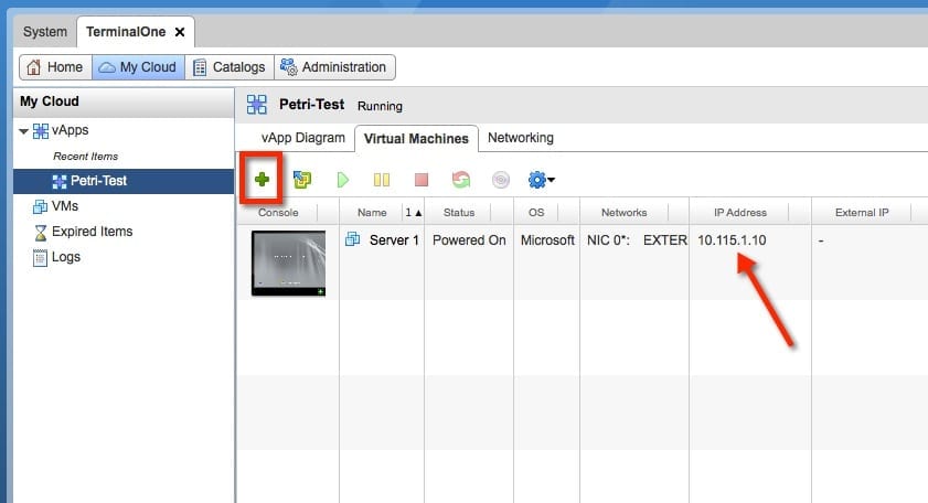 Create a Multi VM vApp in VMware vCloud Director