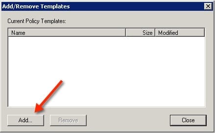 VMware View ADM templates add template