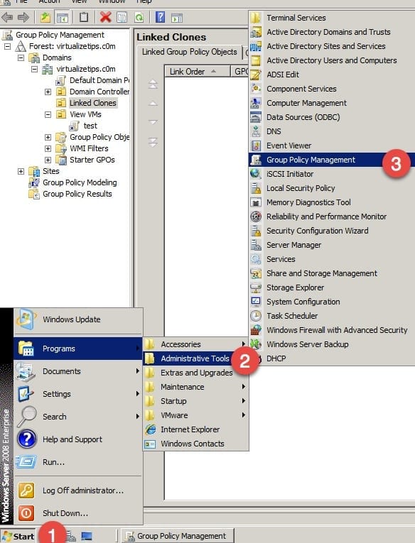 VMware View Persona Management: Group Policy