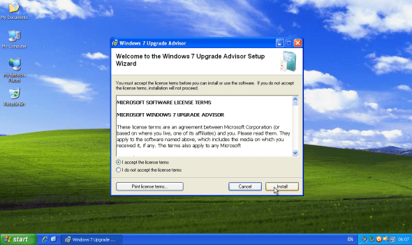 Microsoft Windows 7 Compatibility Center 6897