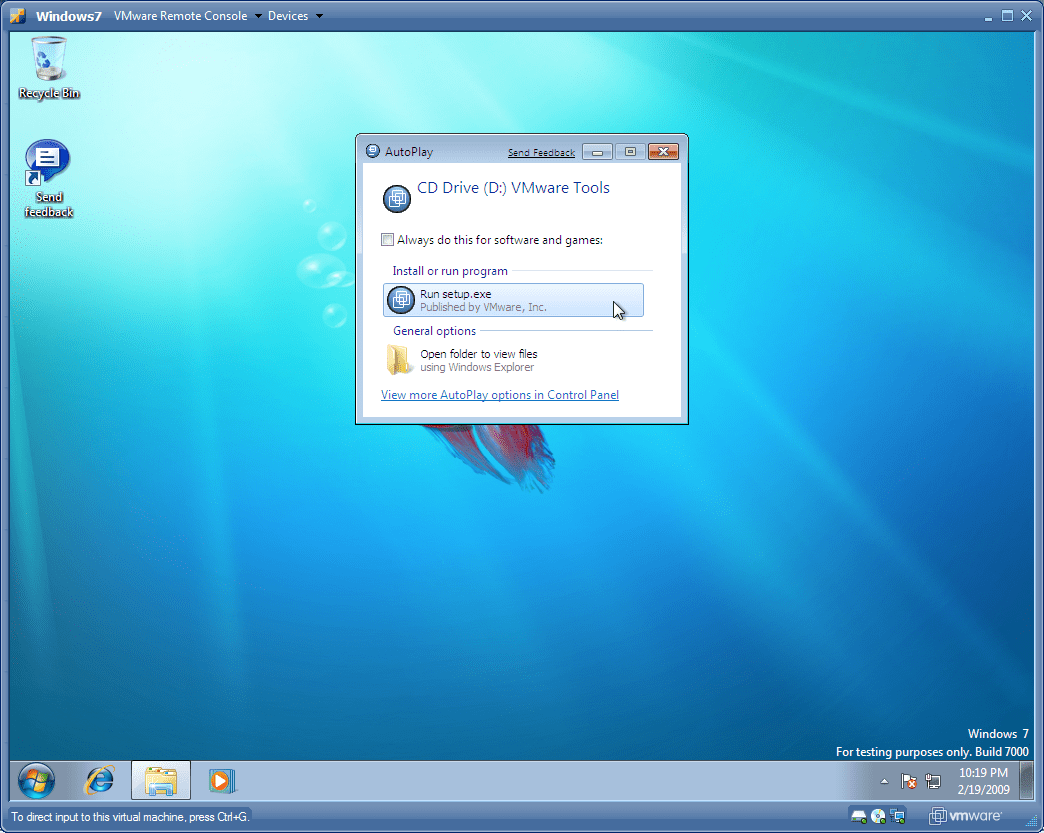 windows7 install vmwareserver 27