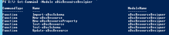 Create a Desired State Configuration Resource: xDSCResourceDesigner